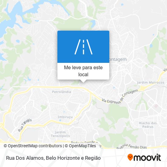 Rua Dos Alamos mapa