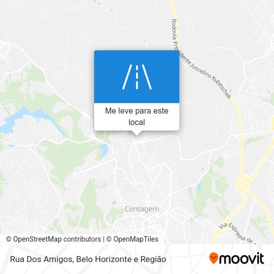 Rua Dos Amigos mapa