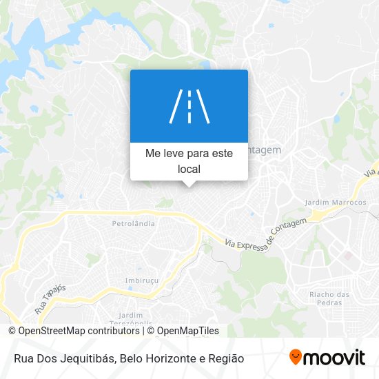 Rua Dos Jequitibás mapa