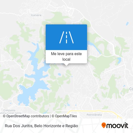Rua Dos Juritis mapa