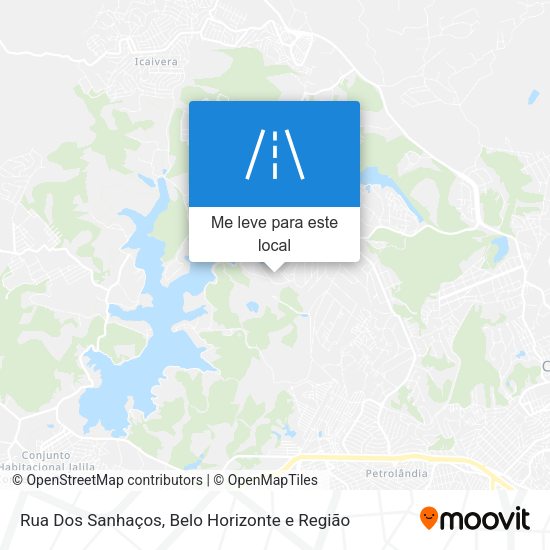 Rua Dos Sanhaços mapa