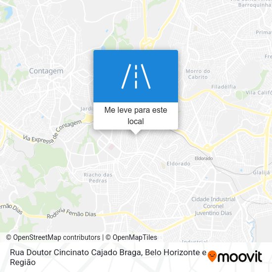 Rua Doutor Cincinato Cajado Braga mapa