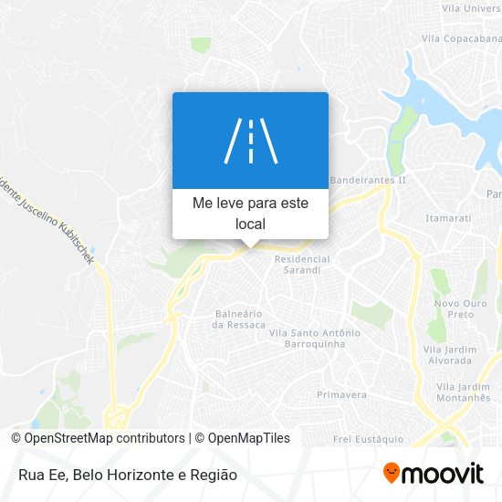 Rua Ee mapa