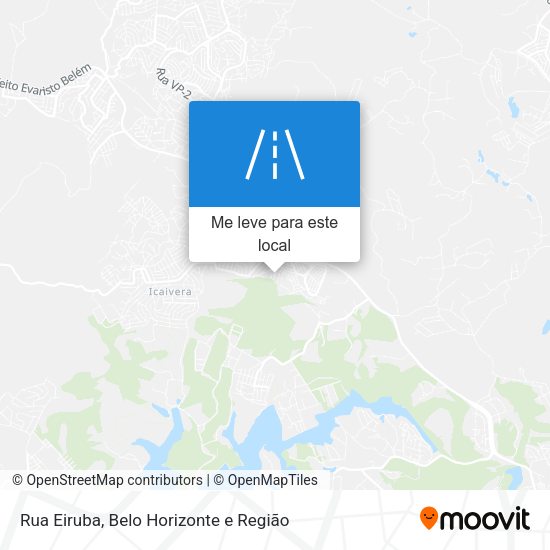 Rua Eiruba mapa