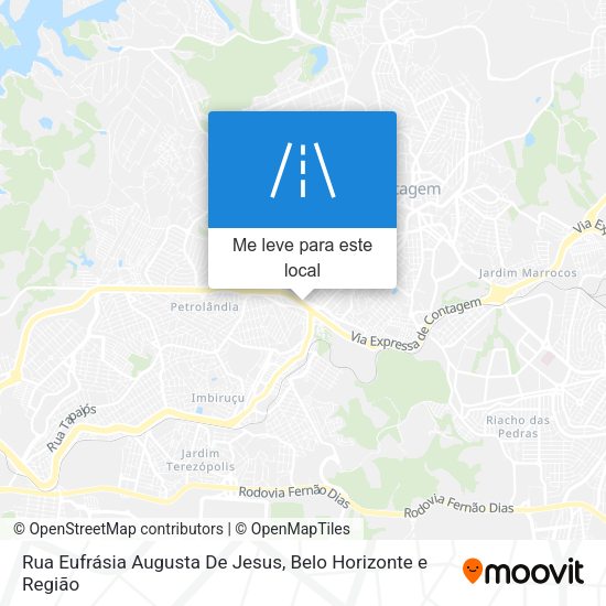 Rua Eufrásia Augusta De Jesus mapa