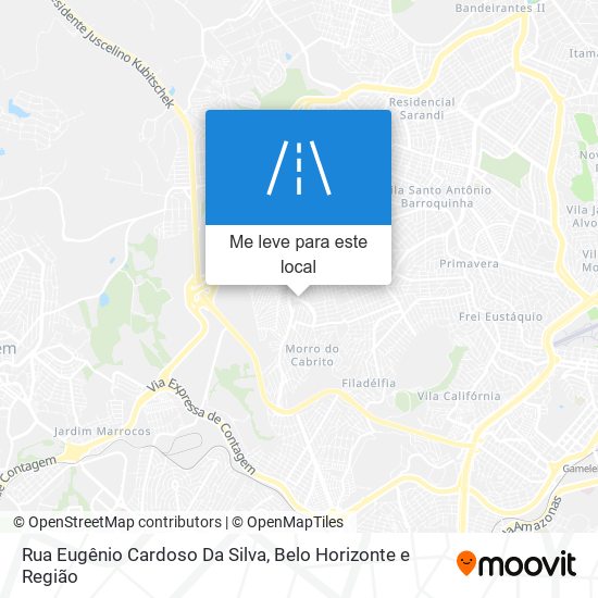 Rua Eugênio Cardoso Da Silva mapa