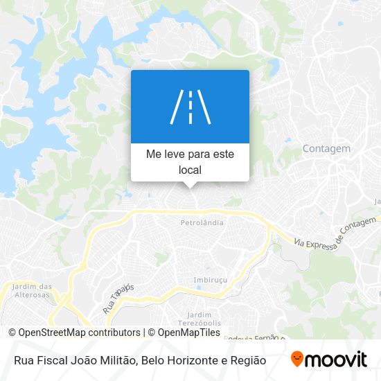 Rua Fiscal João Militão mapa