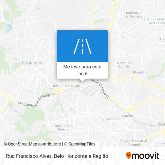 Rua Francisco Alves mapa