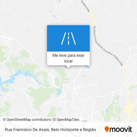 Rua Francisco De Assis mapa