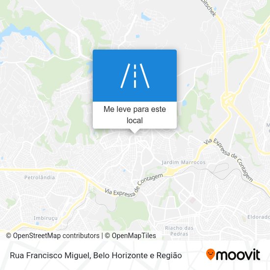 Rua Francisco Miguel mapa