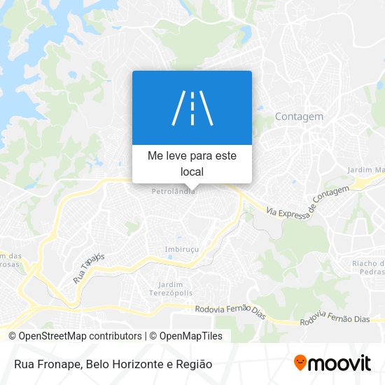 Rua Fronape mapa