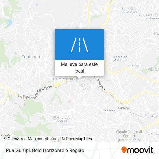 Rua Gurupi mapa