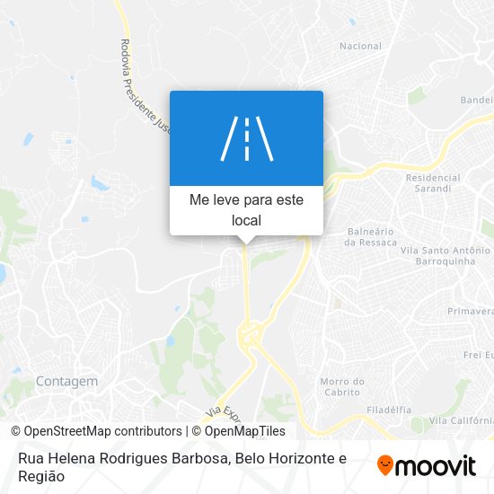 Rua Helena Rodrigues Barbosa mapa