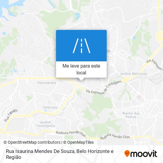 Rua Isaurina Mendes De Souza mapa