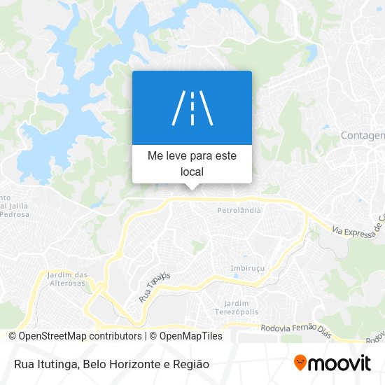 Rua Itutinga mapa