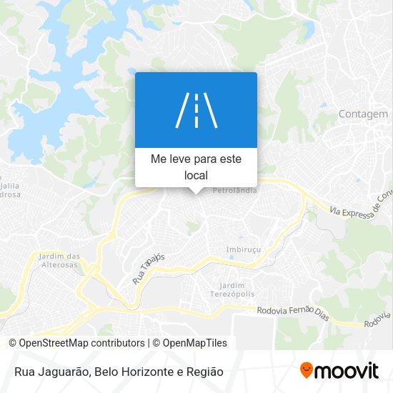 Rua Jaguarão mapa