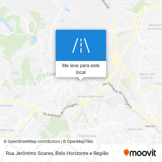 Rua Jerônimo Soares mapa