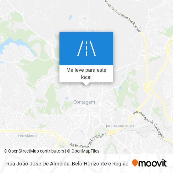 Rua João José De Almeida mapa