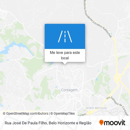 Rua José De Paula Filho mapa