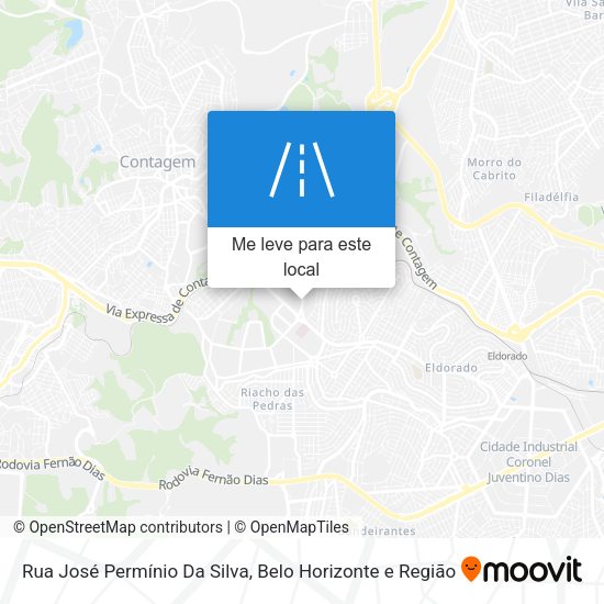 Rua José Permínio Da Silva mapa