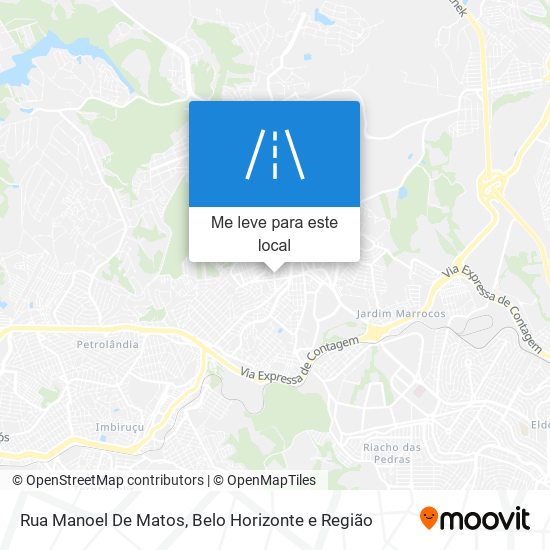 Rua Manoel De Matos mapa