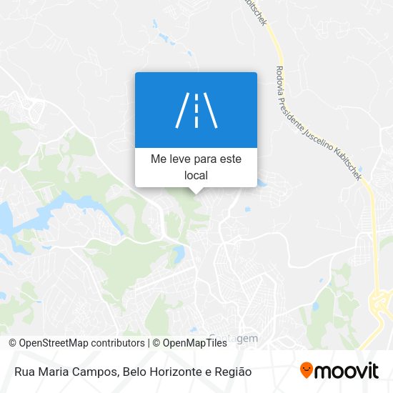 Rua Maria Campos mapa