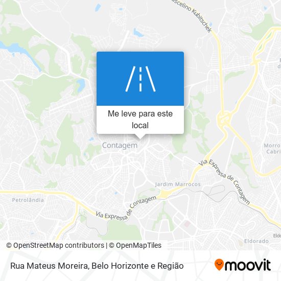 Rua Mateus Moreira mapa