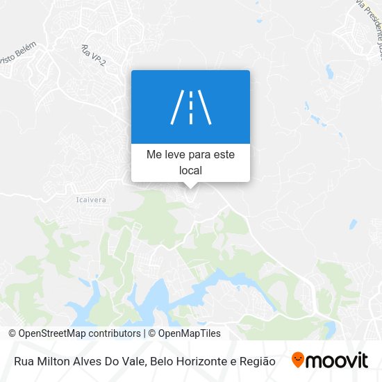 Rua Milton Alves Do Vale mapa