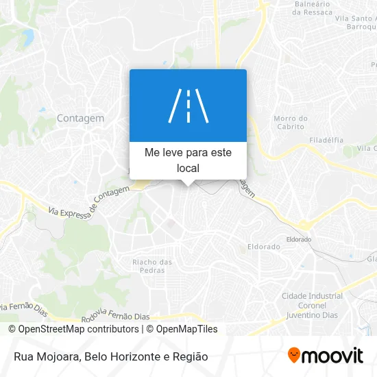 Rua Mojoara mapa
