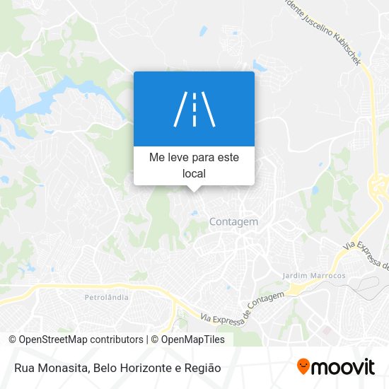 Rua Monasita mapa
