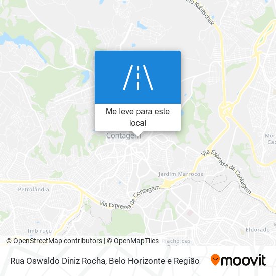 Rua Oswaldo Diniz Rocha mapa