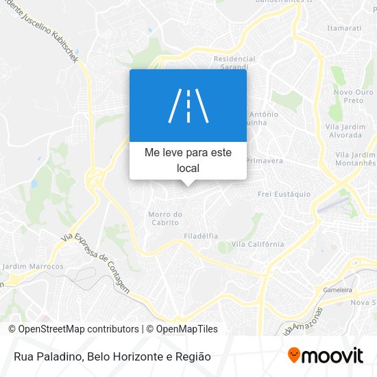 Rua Paladino mapa