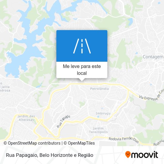 Rua Papagaio mapa