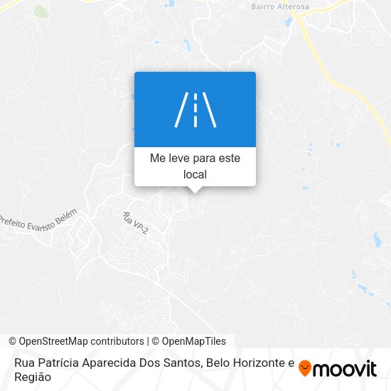 Rua Patrícia Aparecida Dos Santos mapa