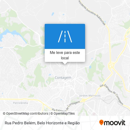 Rua Pedro Belém mapa