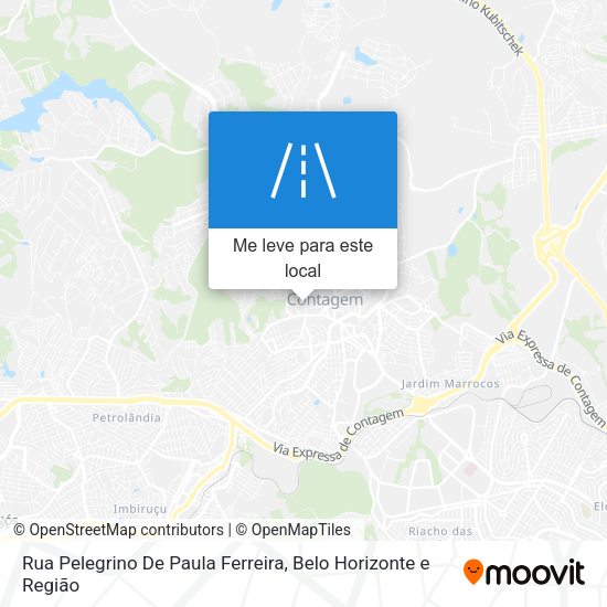 Rua Pelegrino De Paula Ferreira mapa