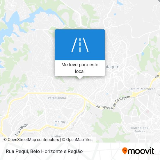Rua Pequi mapa