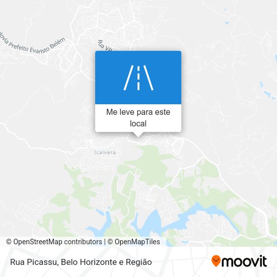 Rua Picassu mapa