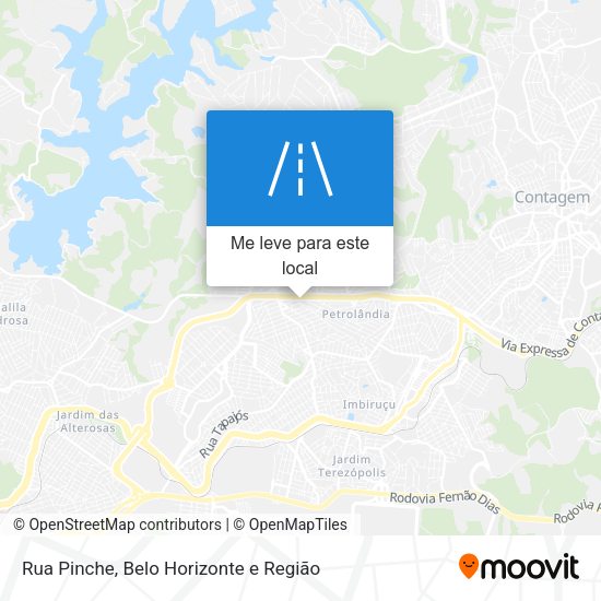 Rua Pinche mapa