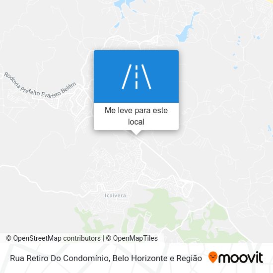 Rua Retiro Do Condomínio mapa