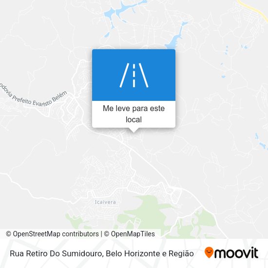 Rua Retiro Do Sumidouro mapa