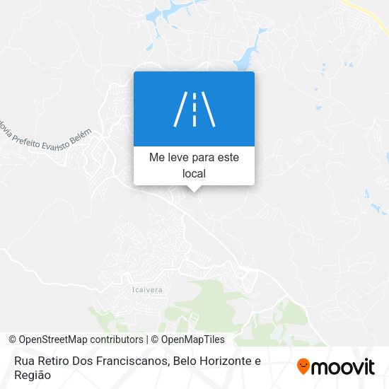 Rua Retiro Dos Franciscanos mapa