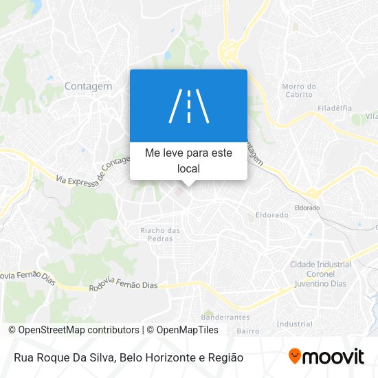 Rua Roque Da Silva mapa