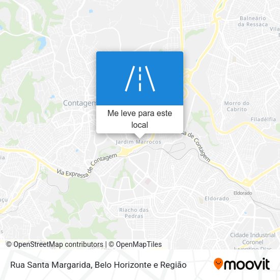 Rua Santa Margarida mapa