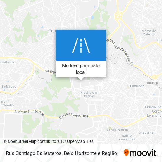 Rua Santiago Ballesteros mapa