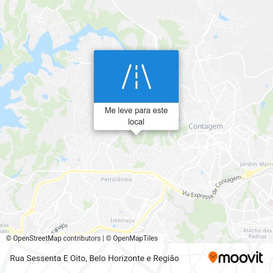 Rua Sessenta E Oito mapa