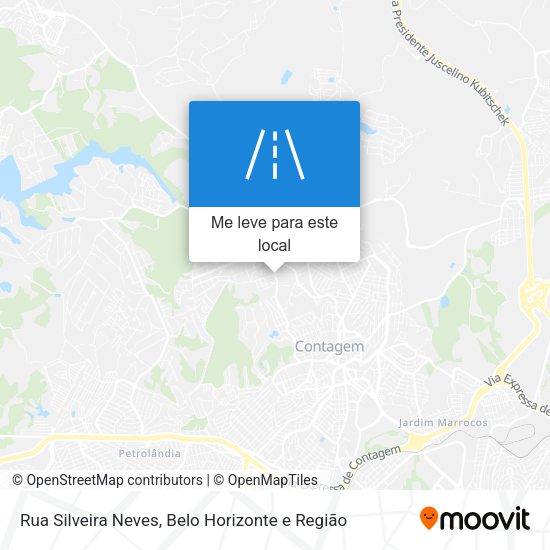 Rua Silveira Neves mapa