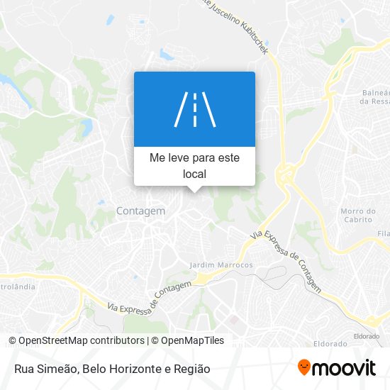 Rua Simeão mapa