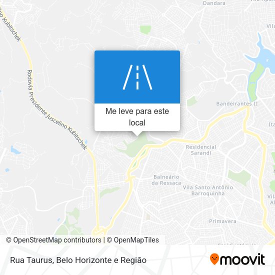 Rua Taurus mapa