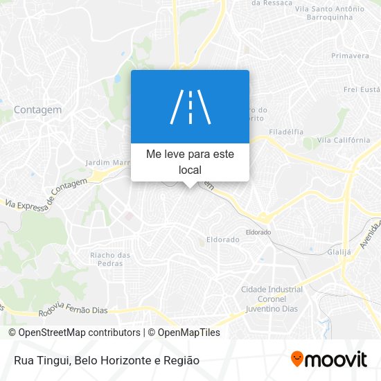 Rua Tingui mapa